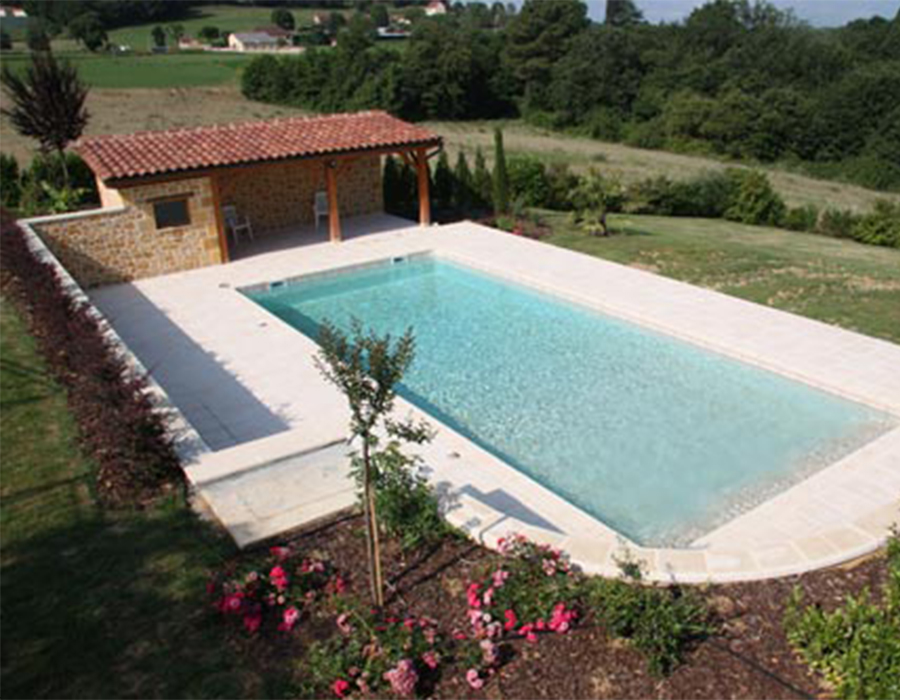 Piscine Liner couleur sable