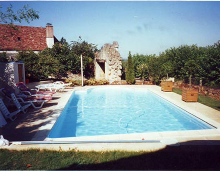 Piscine Liner bleu clair