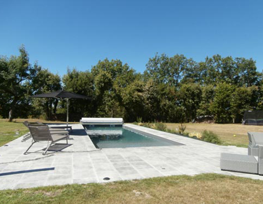 Piscine Liner gris anthracite